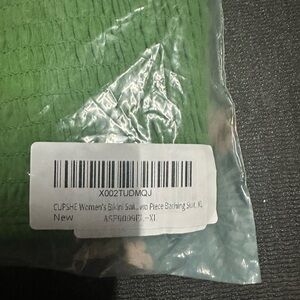 Cupshe Emerald Green Bikini Set